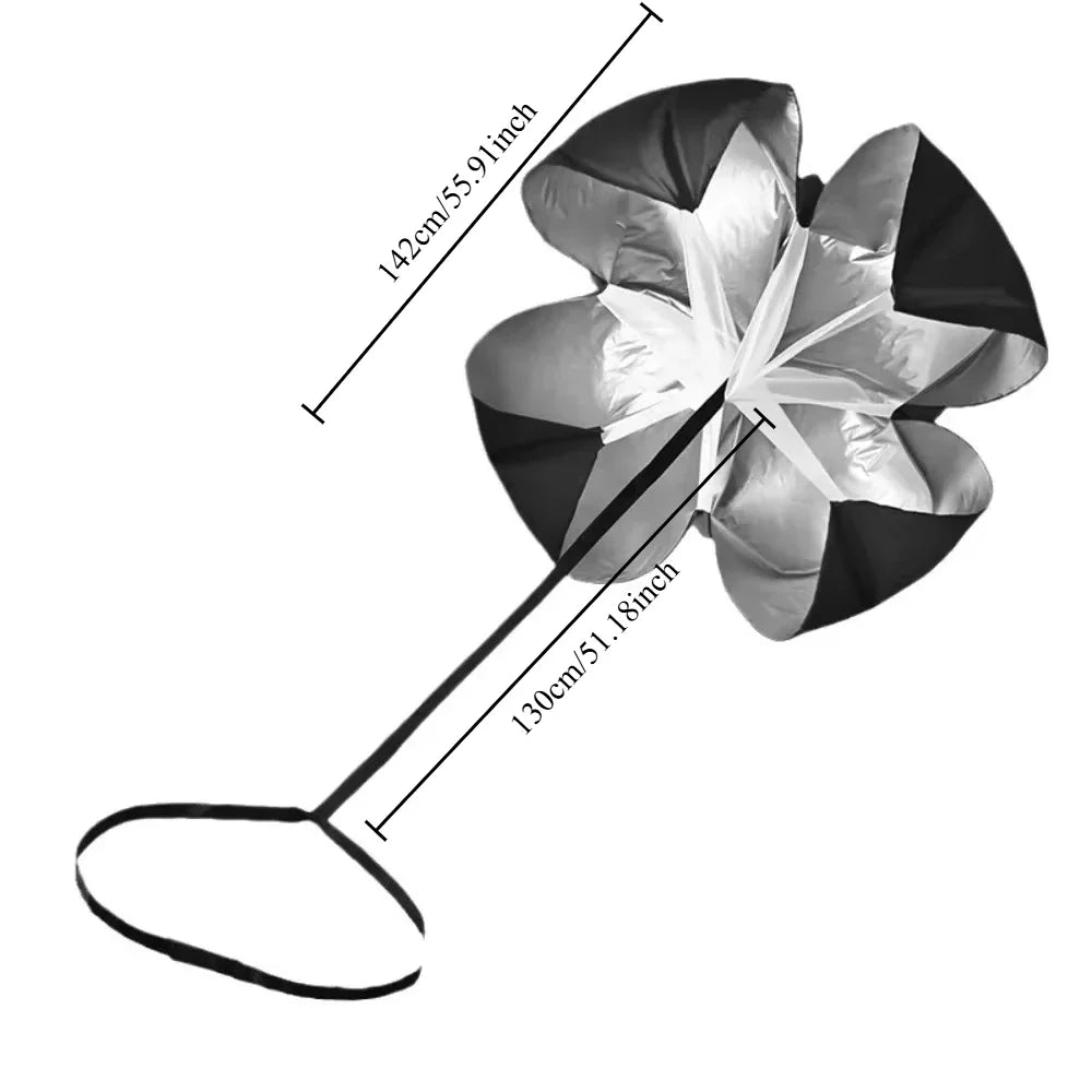 Adjustable Speed Parachute Agility Training Umbrella Football Soccer Resistance Ropes Fitness Running Chute Sport Obstacles Tool Oasis Select