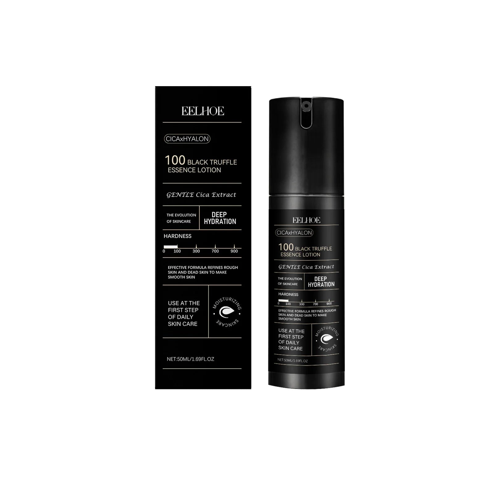 Eelhoe Black Truffle Essence Lotion Firms Skin Enhances Gloss Moisturizes Fresh Smooth texture Non-greasy Facial Skin Essence Oasis Select 50ml