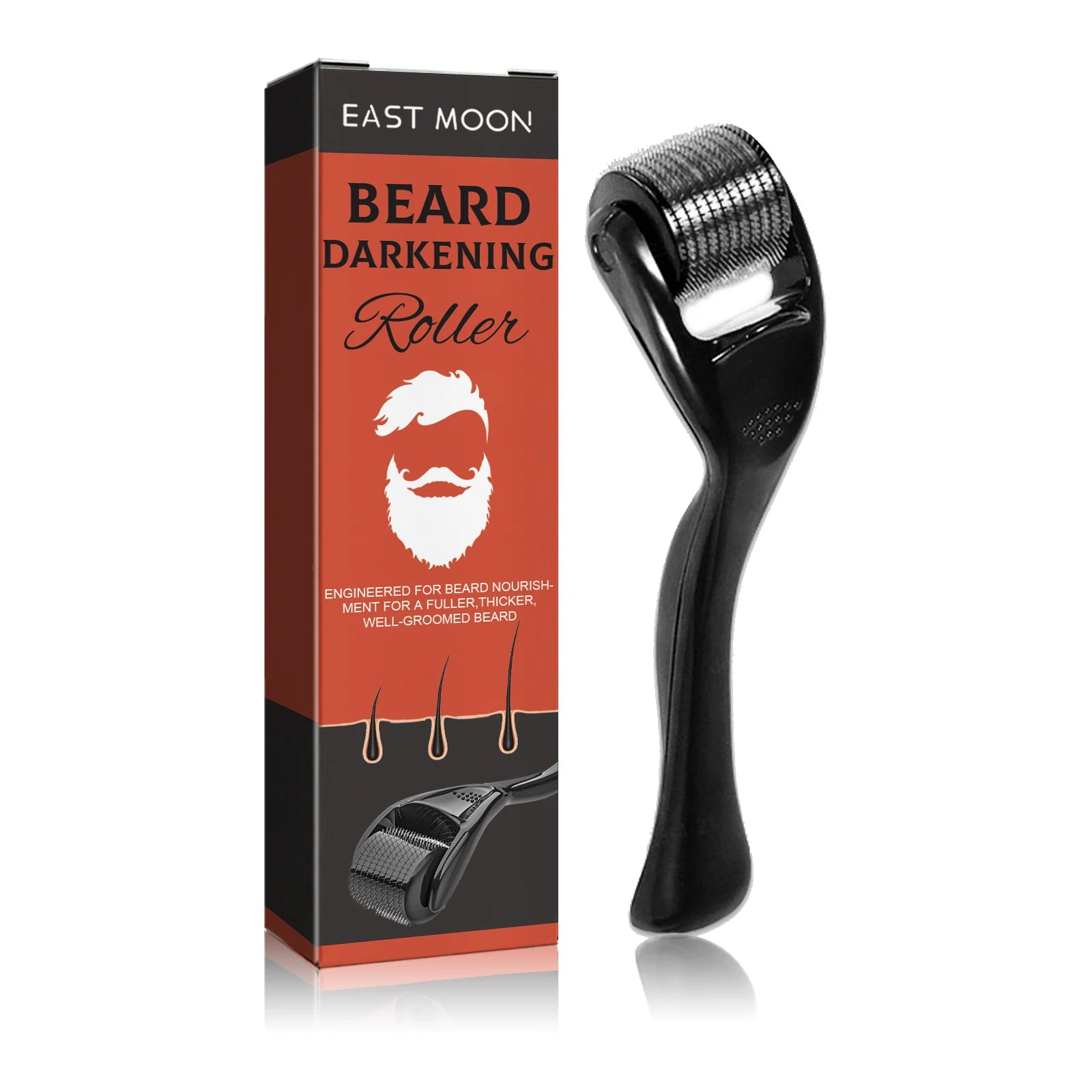 Beard Thickening Microneedle Roller – Men's Nourishing Growth Comb Beard Growth Roller Oasis Select 1pc