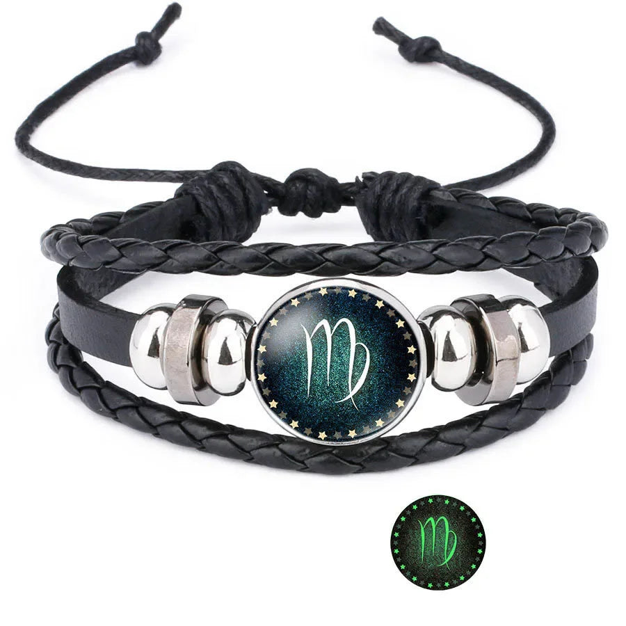 Glow in the Dark Zodiac Constellation Bracelet | All 12 Signs Constellation Bracelet Oasis Select Virgo