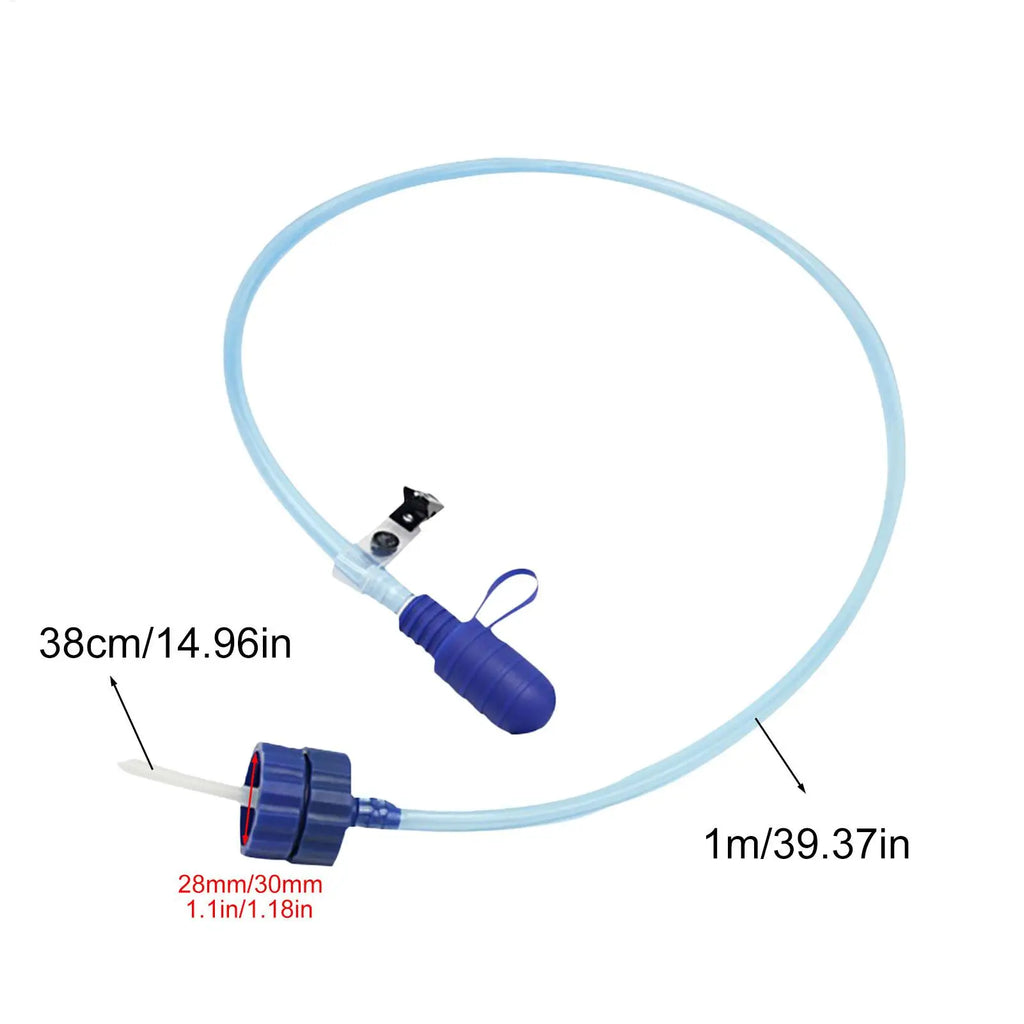 Water Bottle Drink Tube Hose Hydration System Drink Tube Kit Outdoor Hydration Pack Drinking Pipe for Backpacking Hiking Cycling Oasis Select