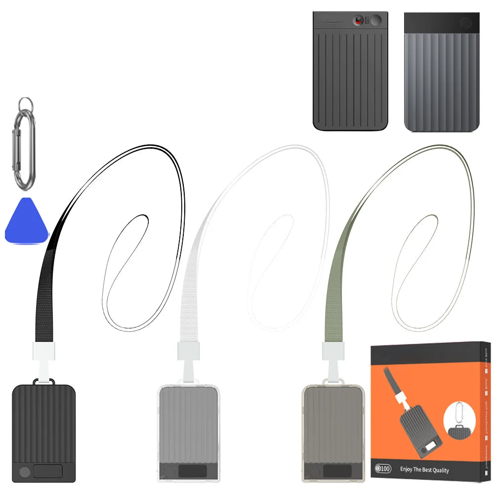 1 Pcs Case PC Case With Magnetic Holder Outdoor Lanyard For Plaud Note/Note Pro AI Voice Recorder Replace Practical Supplies Oasis Select