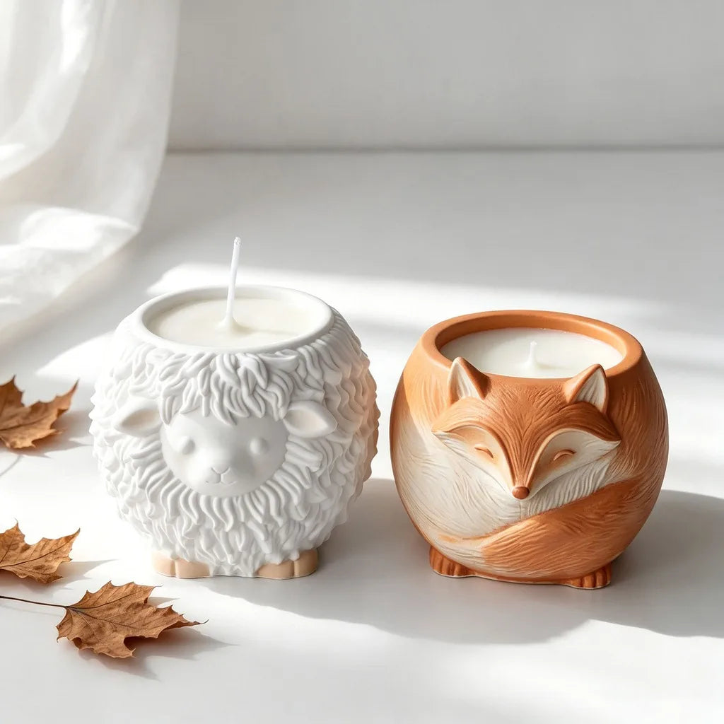 Sheep Candle Mold Versatile 3d Animal Silicone Mold Diy Plaster Mold 3d For Bedroom Home Decor Living Room Oasis Select