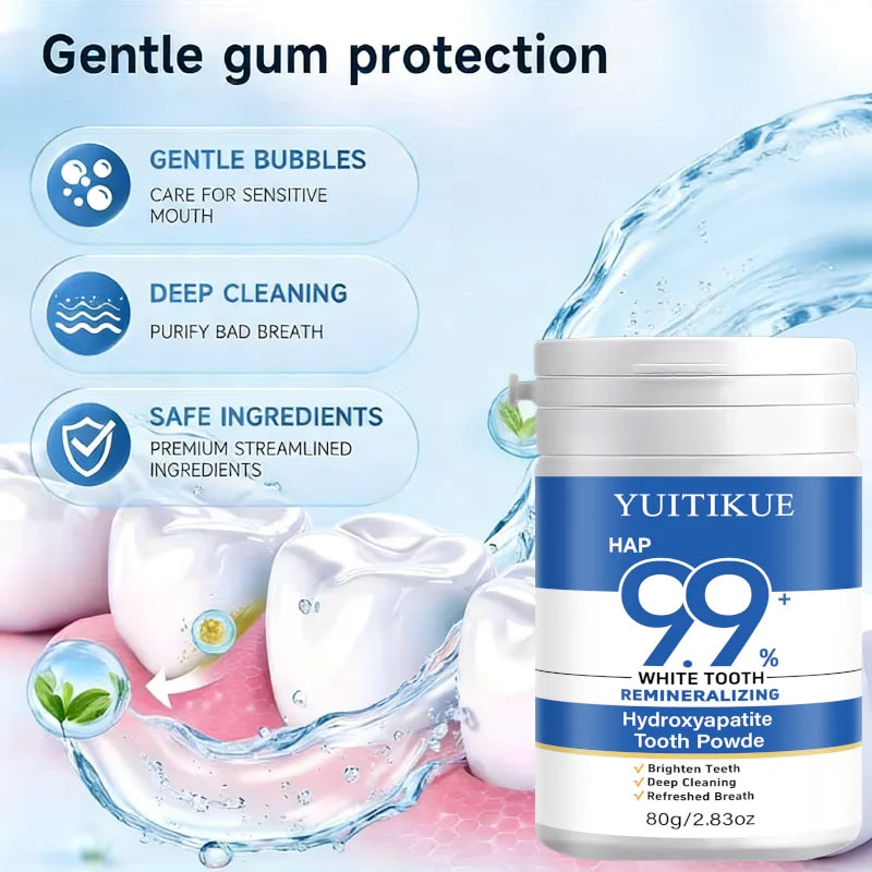 Hydroxyapatite Tooth Powder – Enamel Repair, Whiten & Gum Care