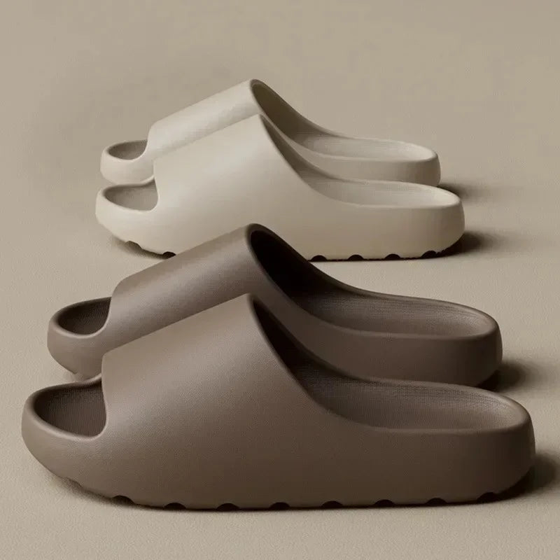 Fashion slippers, cloud thick-soled sandals, couple bathroom slippers, home and outdoor men's slippers, women's EVA sandals Oasis Select
