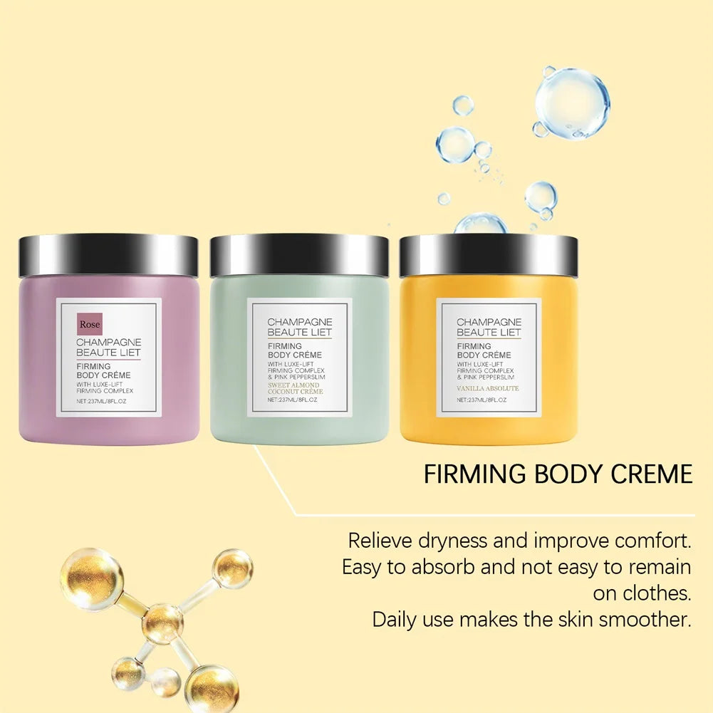 Champagne Firming Body Cream – Pepperslim Skin Tightening