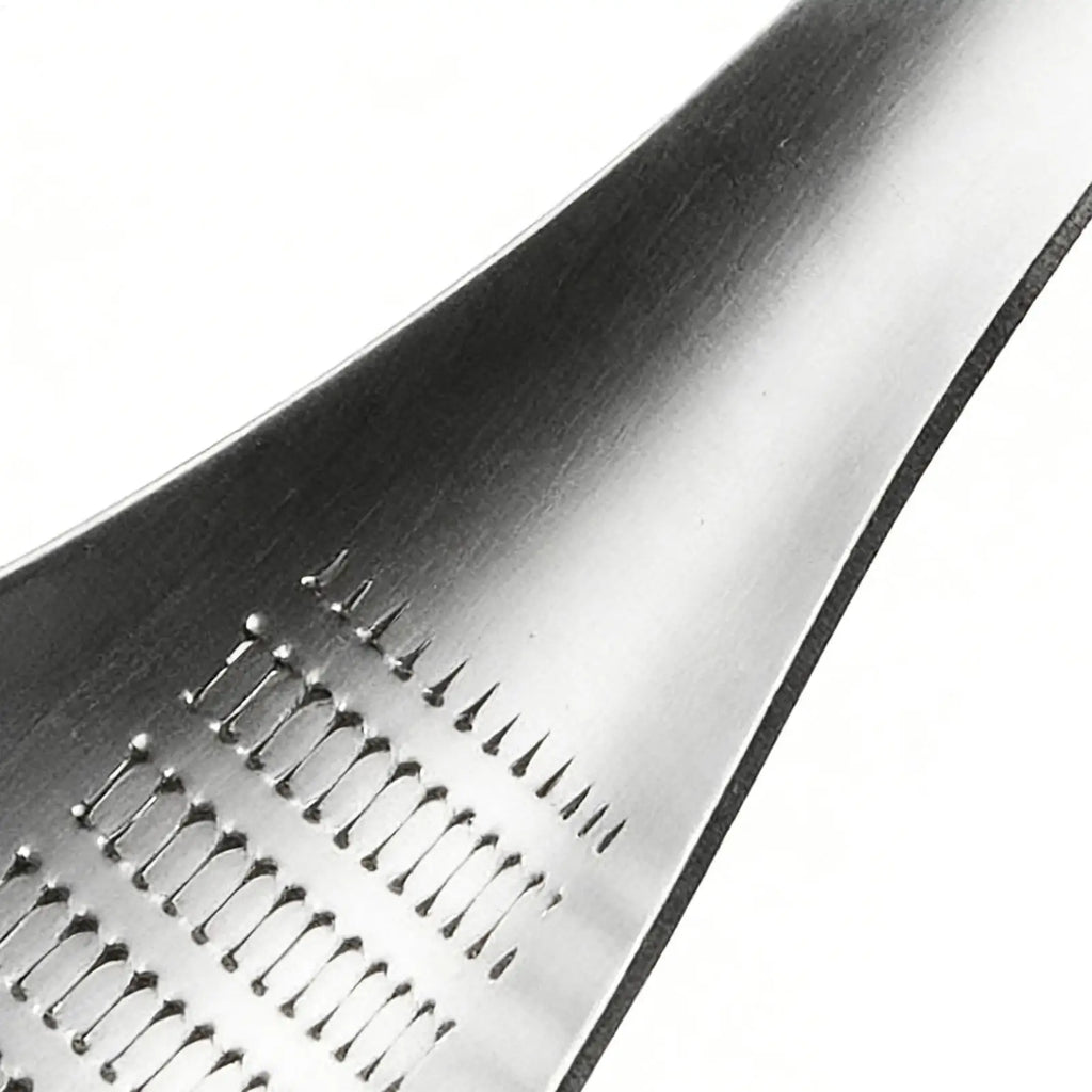 Stainless Steel Garlic Ginger Fruits Root Vegetable Grater Grinder Spoon Versatile Kitchen Ginger Fruits Vegetable Masher Oasis Select