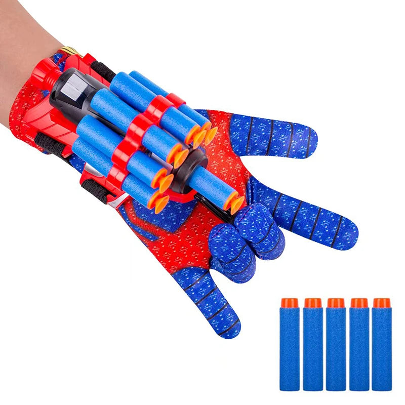 Spider Launcher Chidlren Toy Glove Web Shooters Halloween Wristband Prop Boys Cosplay Figure Game Christmas Kids Present Toys Oasis Select