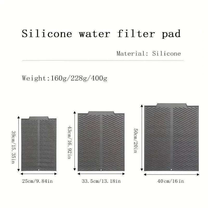 Silicone Drying Mat Drain Pad Pots Dish Drainer for Kitchen Tableware Non Slip Heat Resistant Anti Scald Coaster Utensil Holder Oasis Select