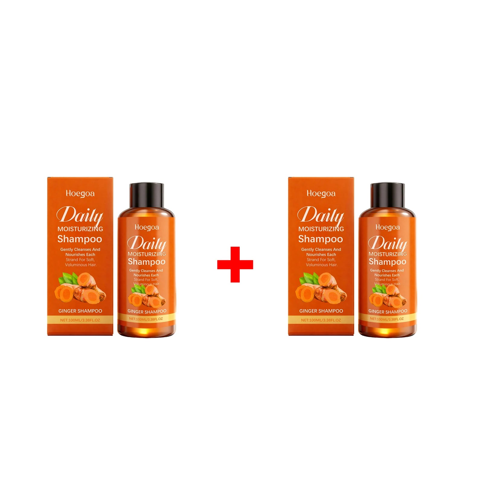 Ginger Shampoo Thicken Volumizing Shampoo Repair Damaged Hair Conditioner Anti Hair Loss Hair Regrowth Cleansing Scalp Hair Care Oasis Select 2PCS Shampoo