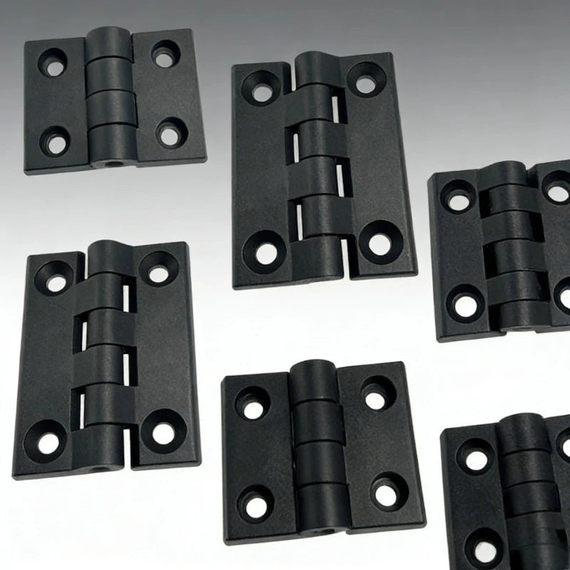 10pcs/set Black Butt Hinge for Wooden Box Furniture Cabinet Hardware Electric Cabinet Door Hinge Durable Home Hardware Fitting Oasis Select