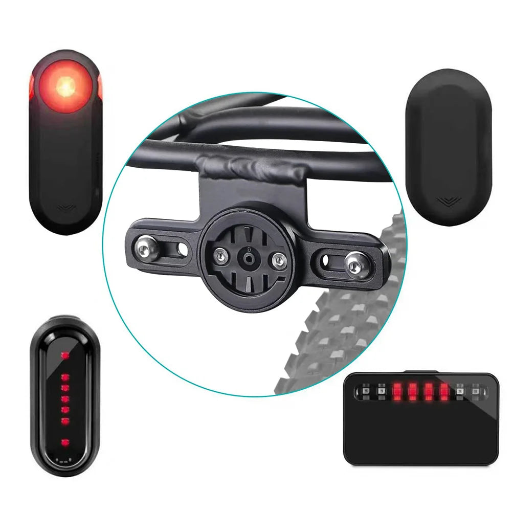Rear Rack Taillight Mount Bracket, Plastic Light Holder Compatible For Garmin TL300 RTL500/510/515 RVR315, For IGPSPORT SR30 Oasis Select