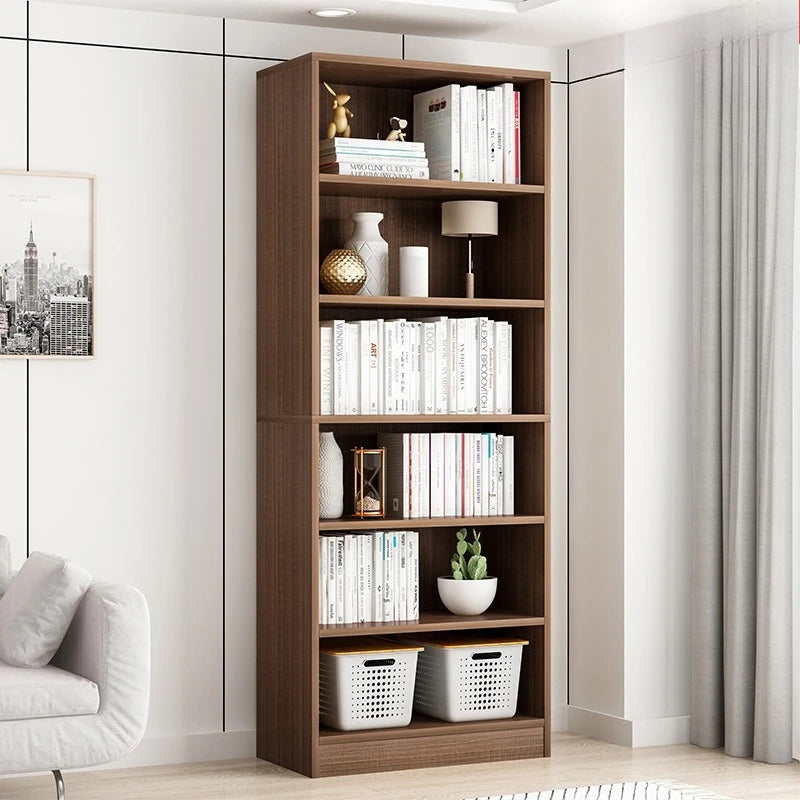 Bookshelf household modern simple floor against the wall large capacity storage shelf living room display cabinet study Oasis Select