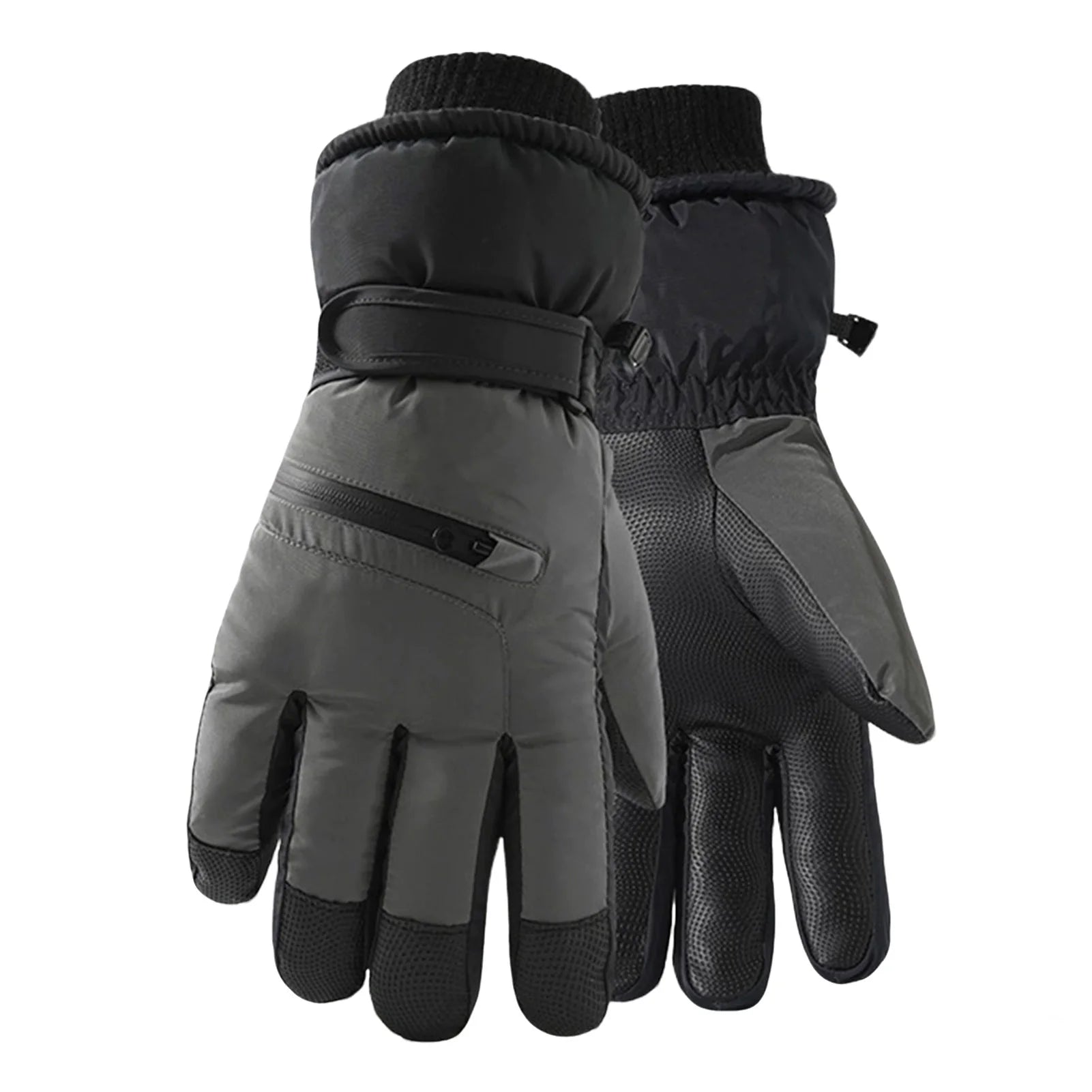 Unisex Thermal Ski Gloves | Fleece-Lined Touchscreen Winter Gloves