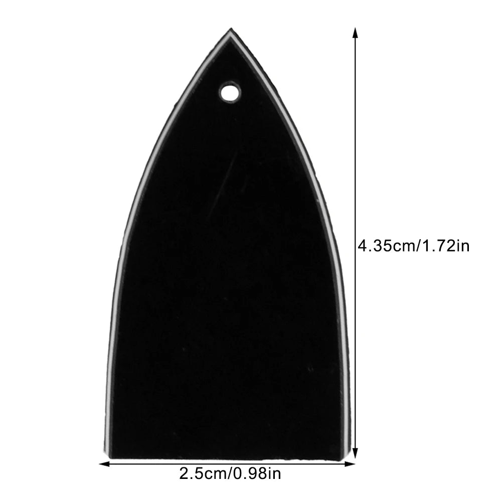 1x Electric Guitar Truss Rod Cover 1 Hole 3 Ply Truss Rod Cover Plate For Electric Guitars Replacement Accessorys Black Parts Oasis Select