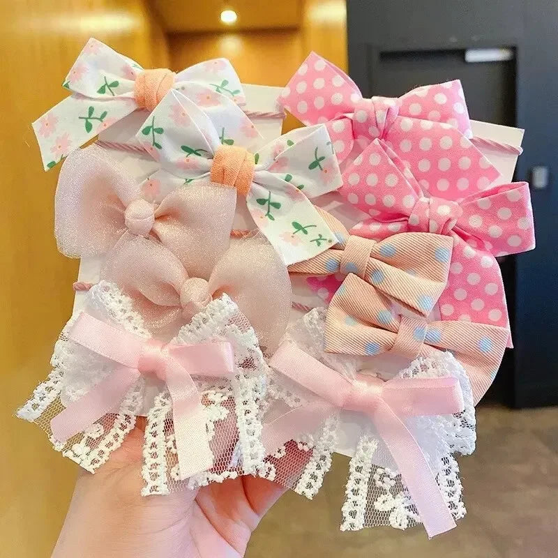 10pcs Aesthetic Hair Scrunchies – Cute Elastic Hair Ties, Soft Fabric Hair Bands, Stylish Headbands for Everyday Wear Oasis Select 10pcs-6