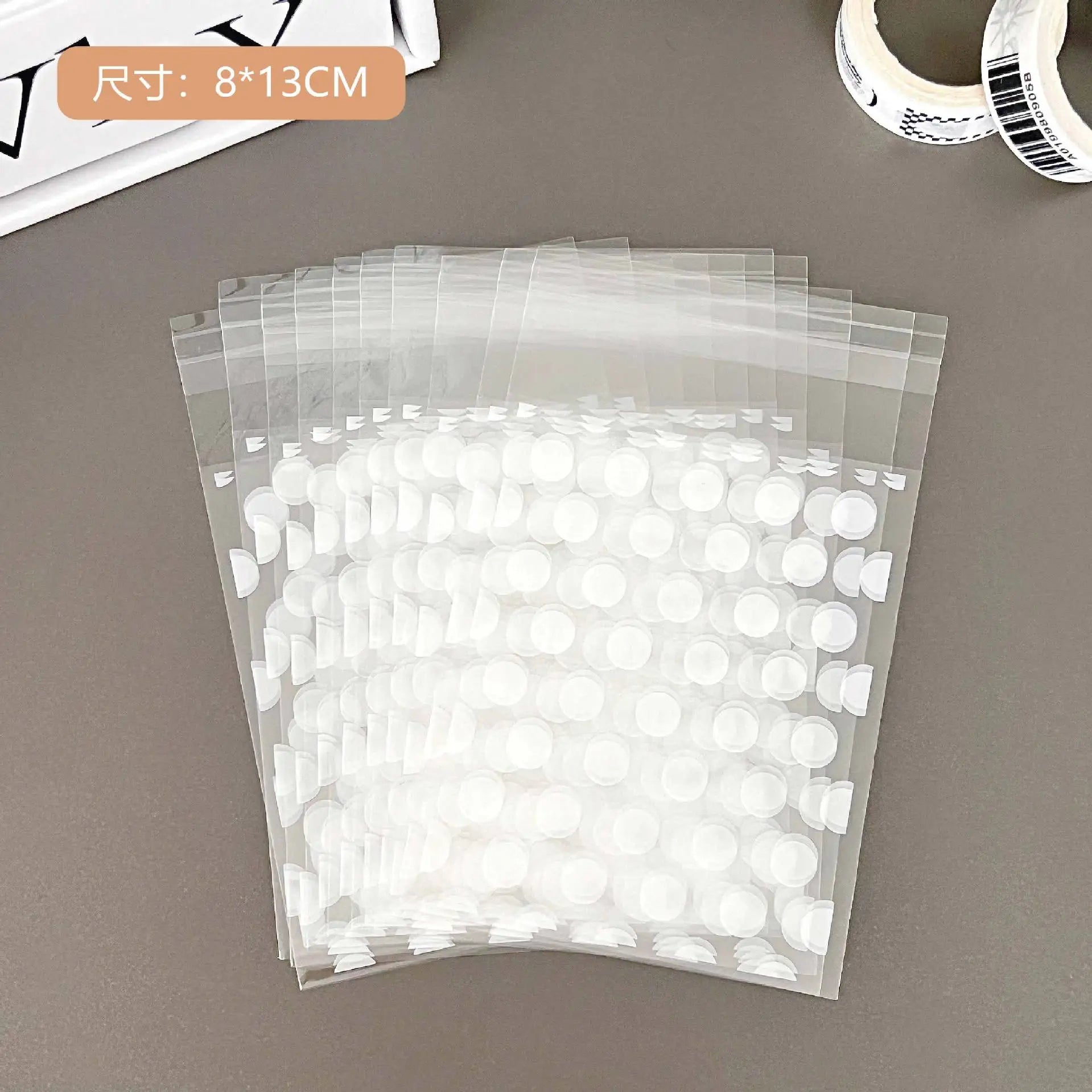 Clear Opp Gift Packaging Bag With Star & Circle Print - A Convenient Way to Store and Display Your Accessories Oasis Select A 50pcs