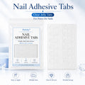 10 pcs Super Sticky Waterproof Nail Adhesive Tabs Reusable Glue Stickers for Press-On Nails Portable Manicure Supplies Oasis Select 10pcs
