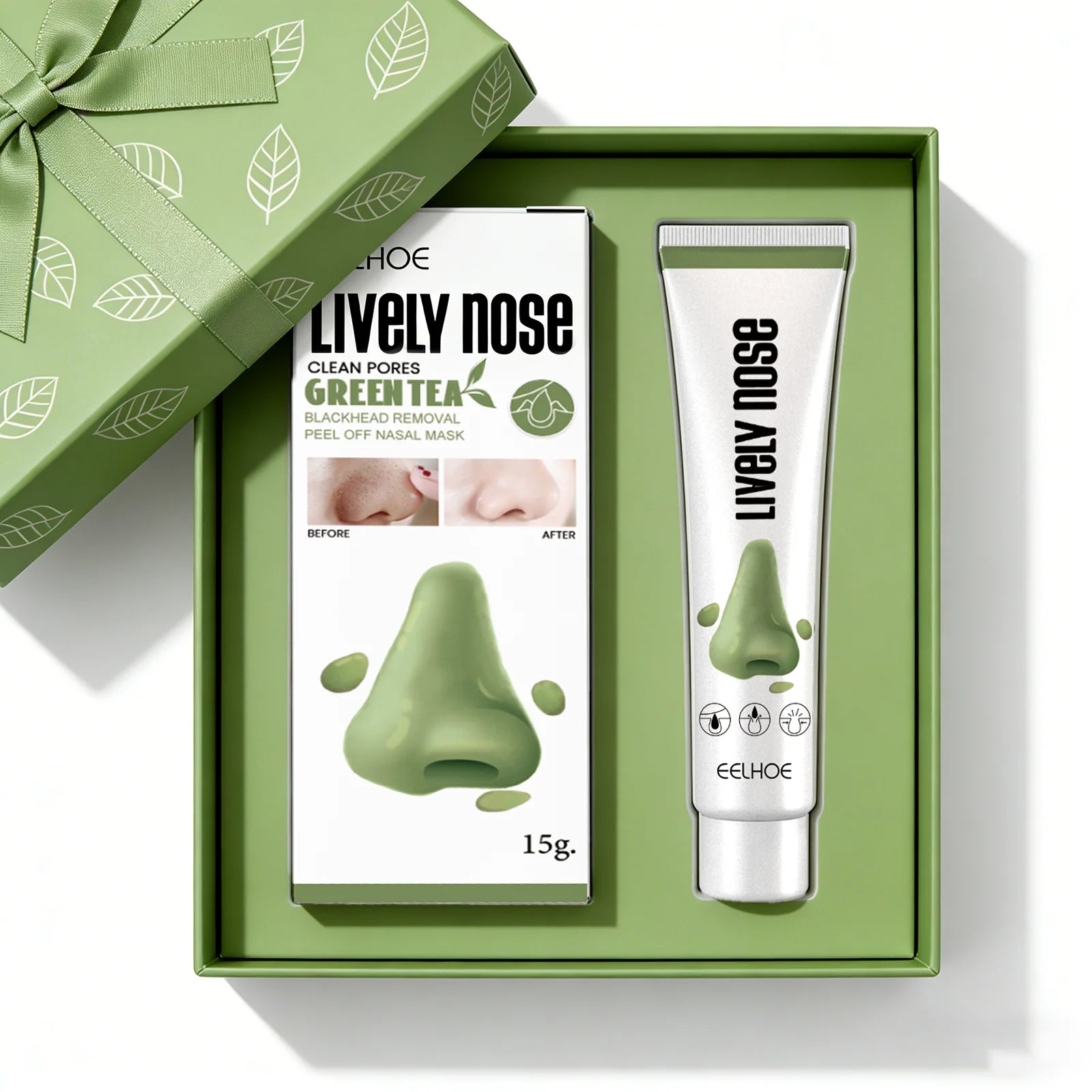 Blackhead Removal Nasal Peel Mask Cleaning Pores Exfoliation Nose Patches Oil Control Smoothing Anti Clogged Skin Cleansing Care Oasis Select