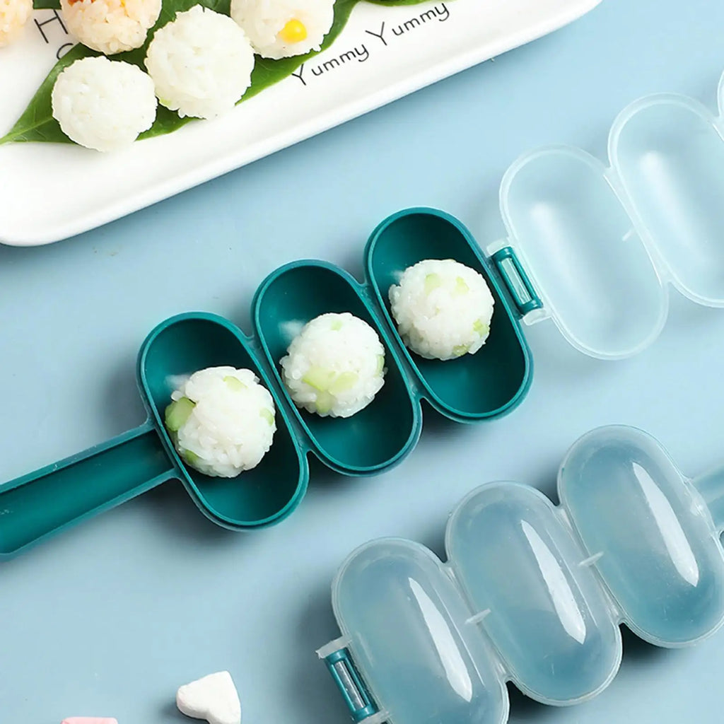 Rice Ball Maker Shaker Baby Children Kindergartens Meal Sushi Maker DIY Rice Ball Mold DIY Kitchen Bento Mould Accessories Oasis Select