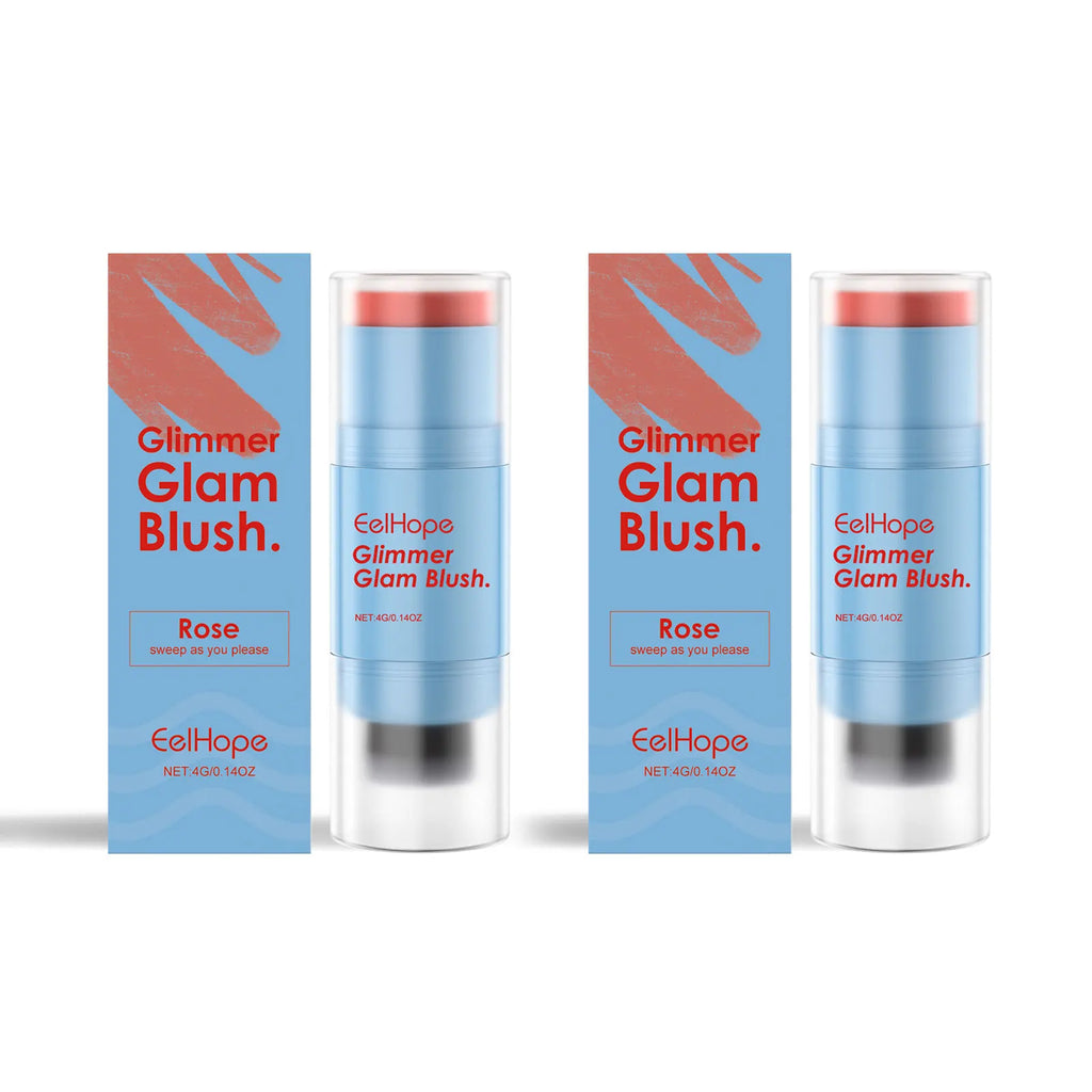 Eelhope Double-Ended Blush Stick – Matte Cheek & Lip Color Blush Stick Oasis Select Rose Boxed x2