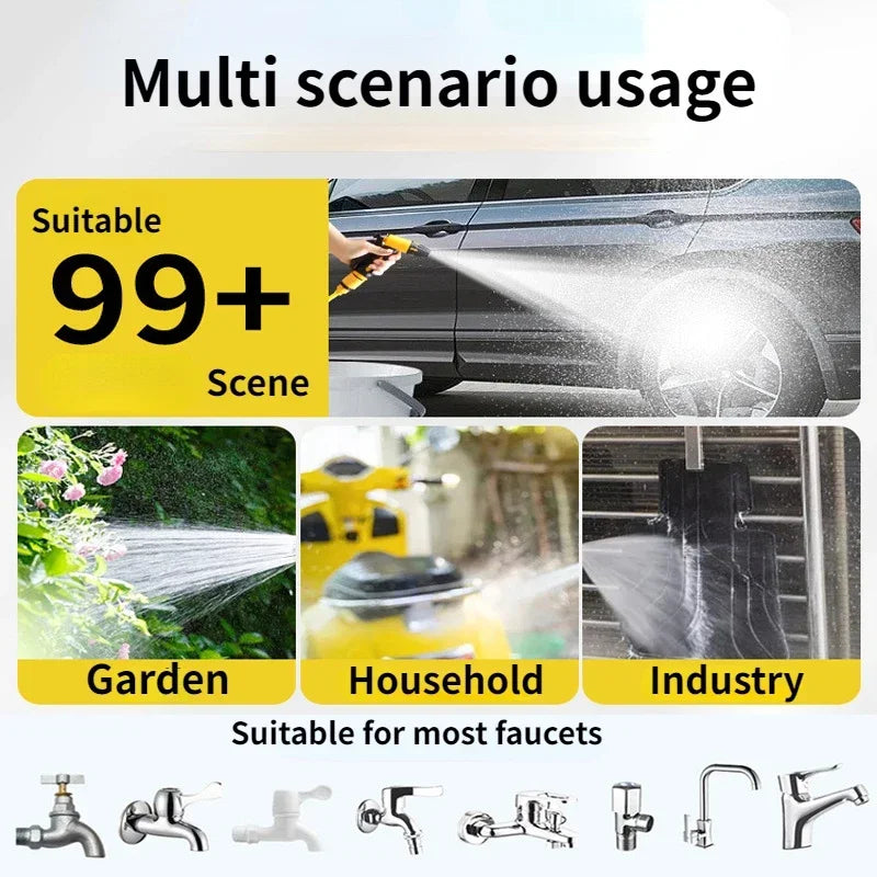 10-30 Meter Telescopic Water Pipe Car Washing Tool Set with High-pressure Nozzle Extension Hose Water Hose for Pressure Cleaner Oasis Select