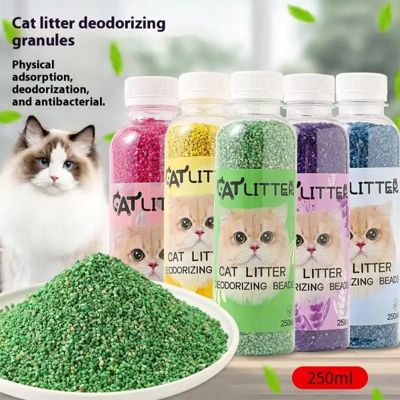 Cat Litter Deodorizing Beads Toilet Granules Litter Box Long Lasting Freshness Air Purification Deodorizer Pet Cleaning Products Oasis Select