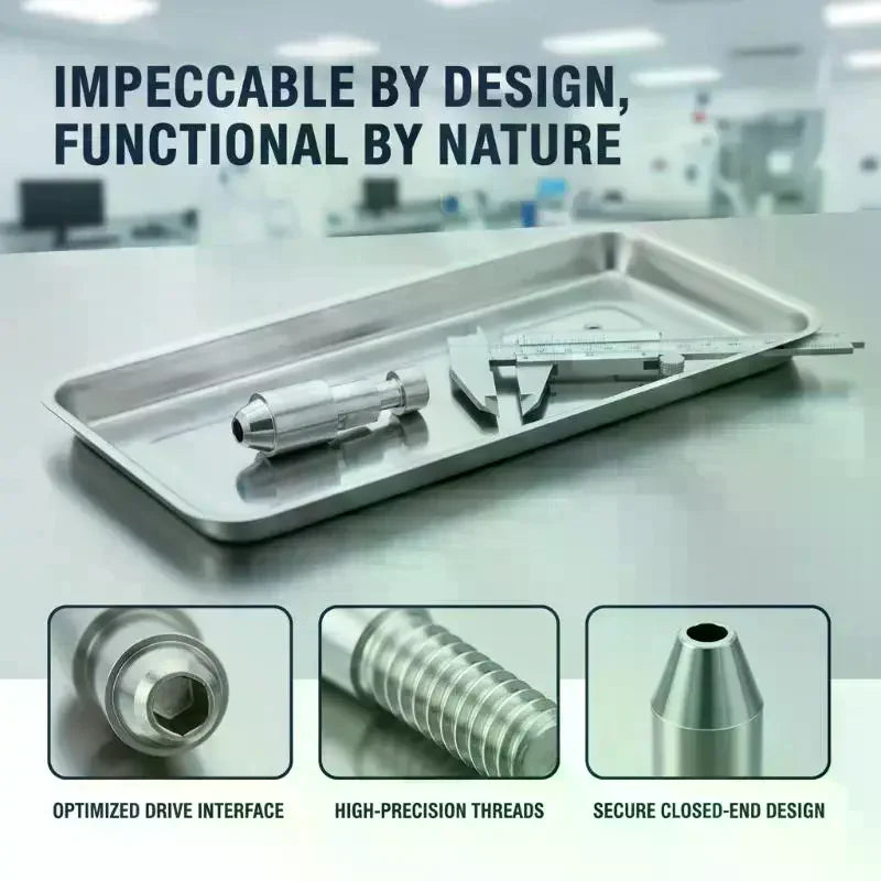 Titanium Multi Unit Analog Screw Retained Prosthetic Component