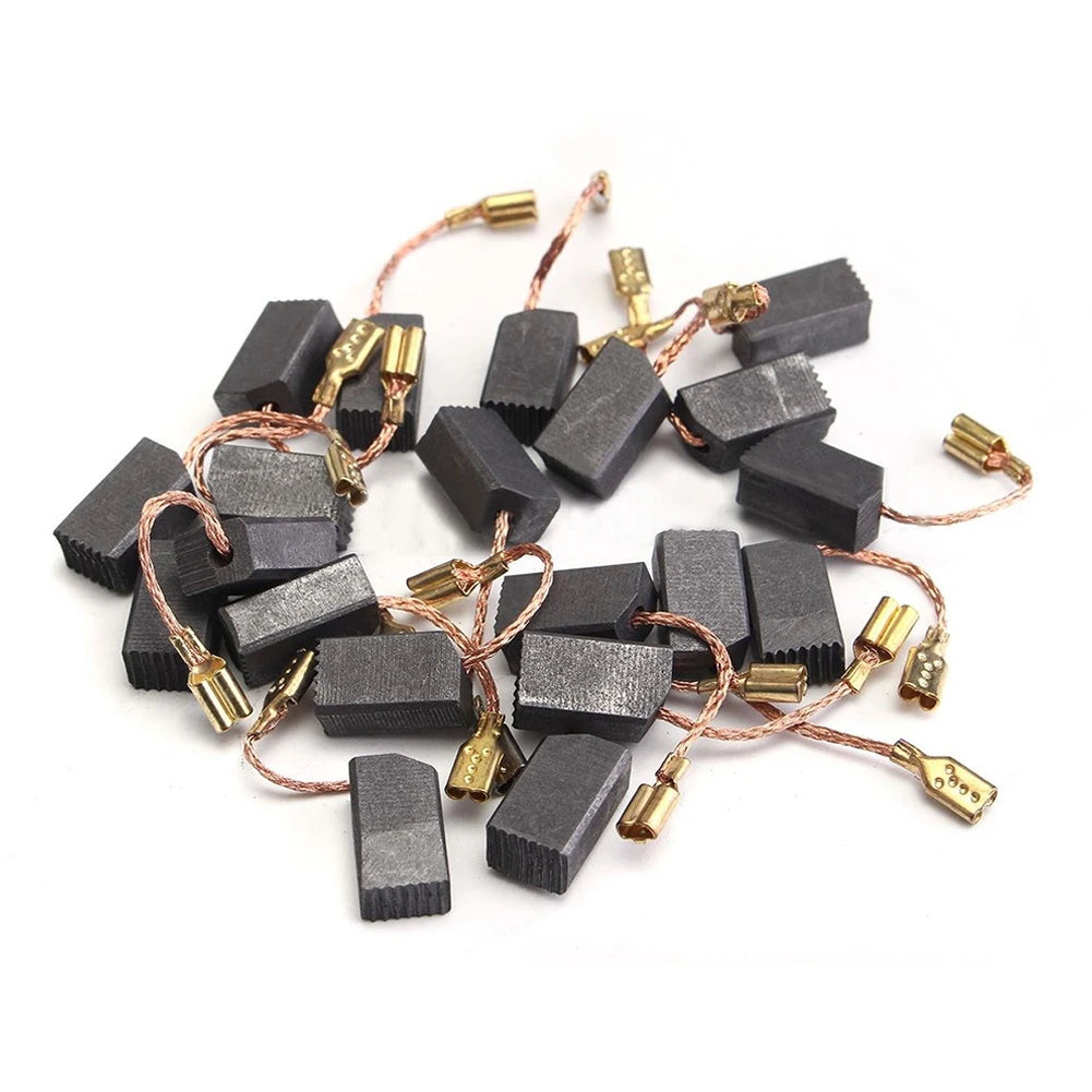 40Pcs/Set Motor Carbon Brushes Set Graphite Copper Carbon Brushes 6mm*8mm*14mm For Electric Drill Angle Grinder Oasis Select