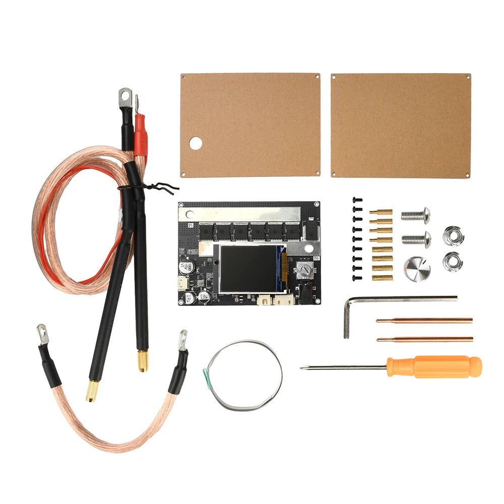 ZK-XW2 Portable Spot Welder DIY Accessories LCD Digital Power Adjustable Spot Welding Pen Dual Pulse Upgrade 3000A Oasis Select