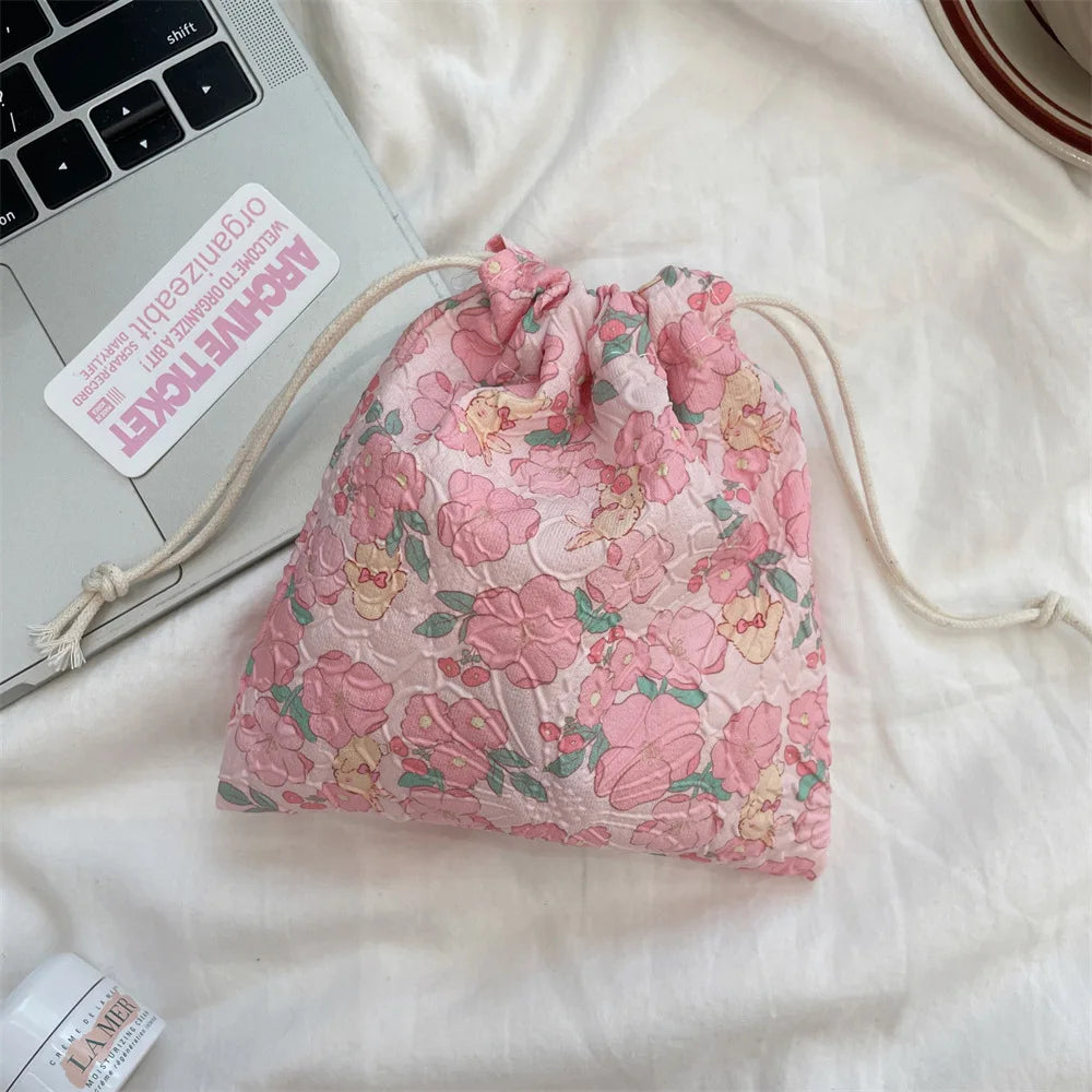 Cute Drawstring Pouch – Coin, Jewelry & Cosmetic Storage Bag