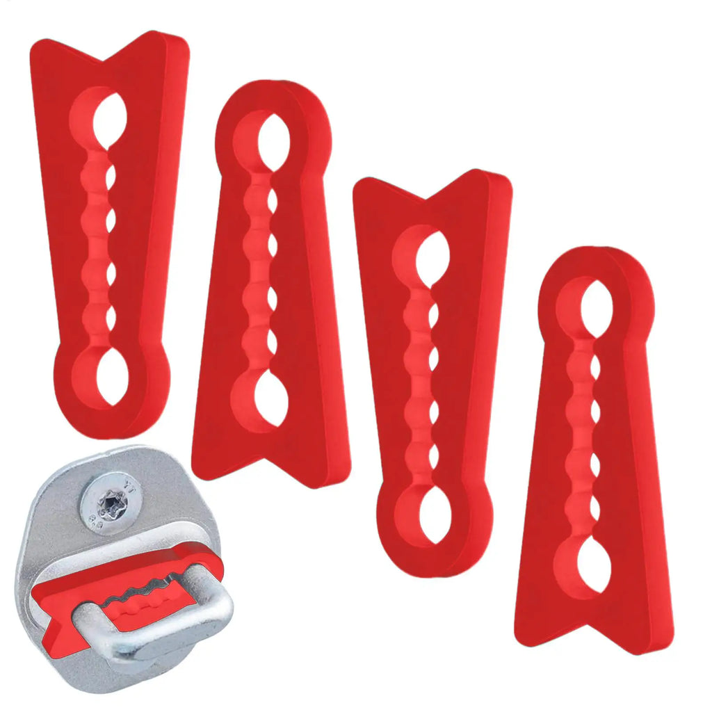 4pcs Car Door Shock Absorber Car Silicone Bumper Cushion Car Door Lock Shock Pad Automotive Door Damping Pads for Interior Truck Oasis Select