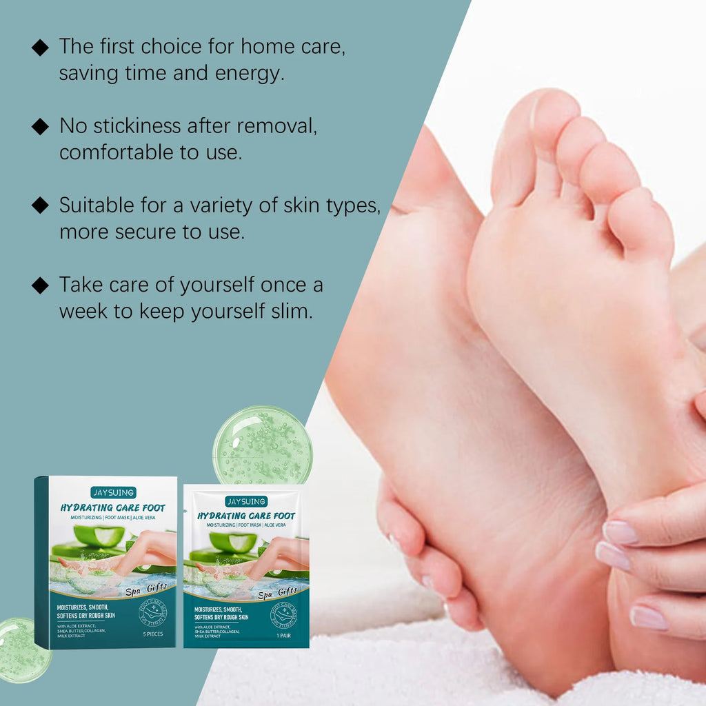 Aloe Vera Exfoliating Foot Mask – Dead Skin & Callus Remover Exfoliating Foot Mask Oasis Select