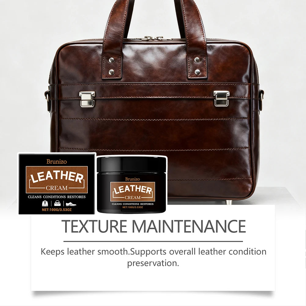 Leather Cleaning & Care Cream | Waterproof Polish for All Leather