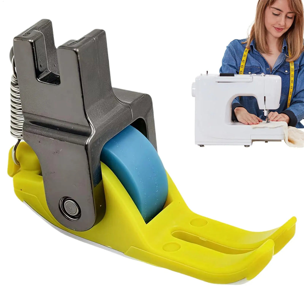 Multifunctional Sewing Machine Accessories Roller Sewing Foot Single Needle Walking Foot Wheel Presser Feet for Denim & Leather Oasis Select