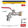 1/2inch Garden Irrigation Brass Faucet IBC Tank Water Tap Single Outlet Valve Replacement Antifreeze Outdoor Balcony Accessories Oasis Select DN25 B