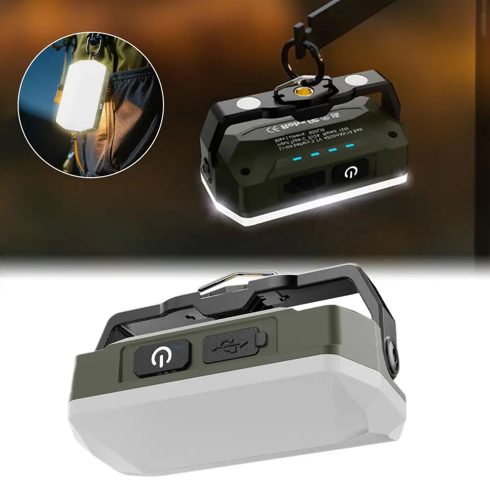 Rechargeable 52 LED Camping Light – Magnetic Hook & USB-C