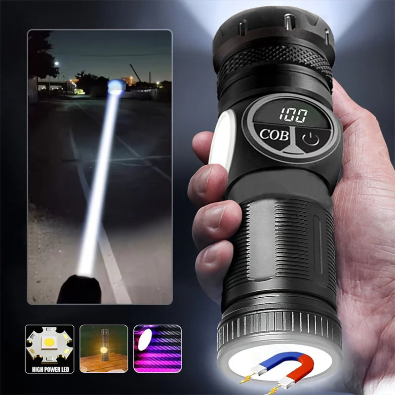 Mikenoon LED Tactical Flashlight | USB Rechargeable Waterproof