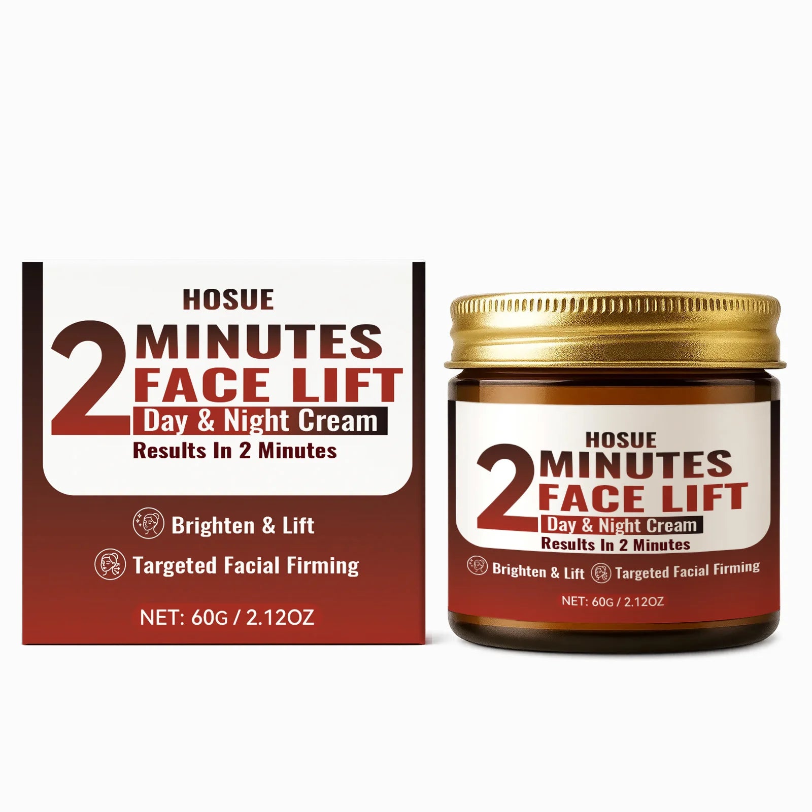 Facial Lift Day & Night Cream – Retinol, Collagen & Hyaluronic Anti-Aging Face Cream Oasis Select 60g Boxed