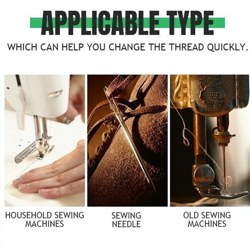 1-50Pcs Automatic Needle Threader DIY Tool Home Hand Sewing Machine Device Thread Auto Needle Cross Stitch Sewing Accessories Oasis Select