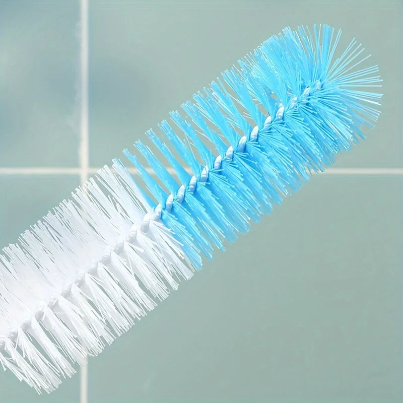 Long Handle Cup Brush,Kitchen Glass Bottle Cleaning Brush,Milk Bottle Tea Cup Scrubber,No-Electricity Required Cleaning Tool Oasis Select