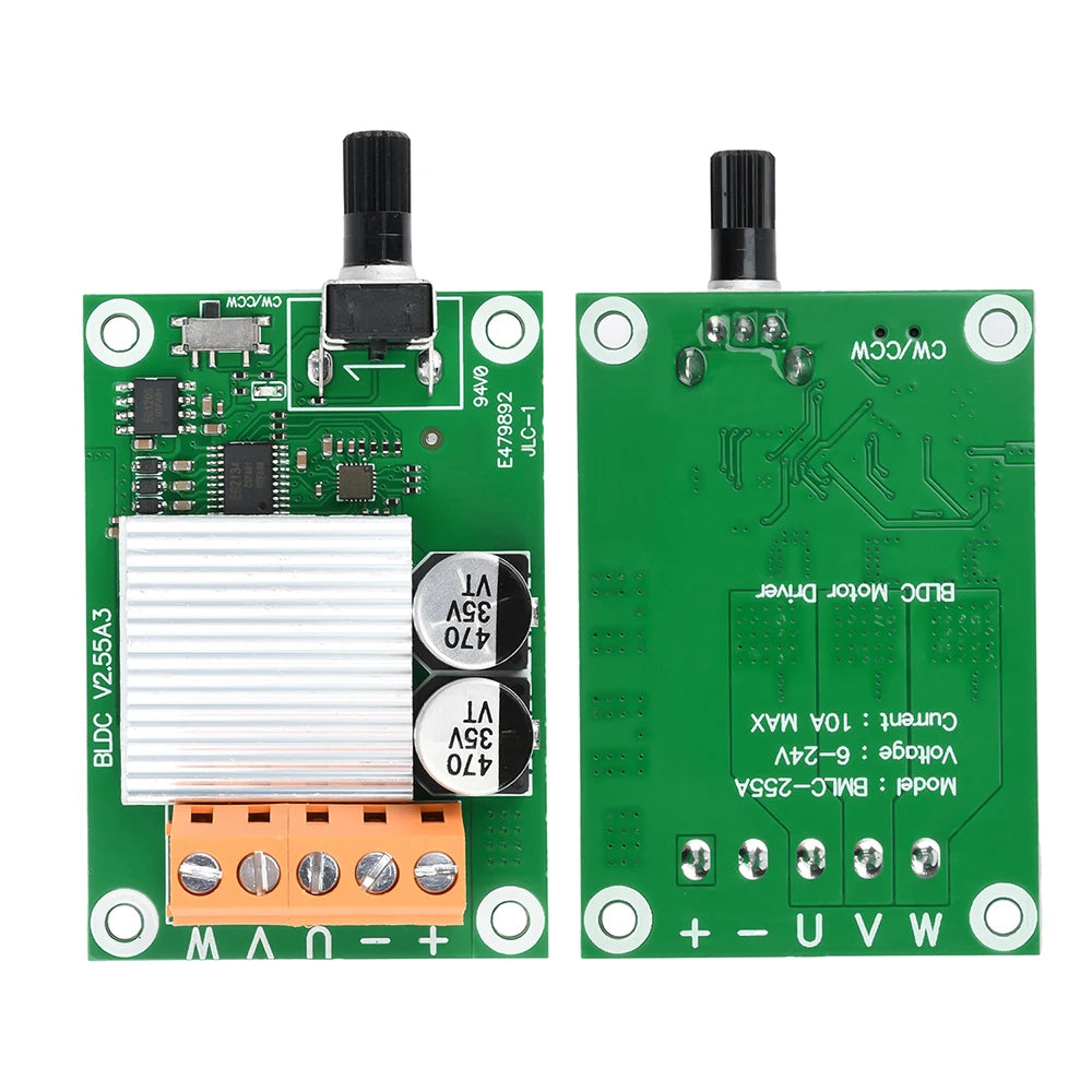 75W/200W High Quality DC Brushless Motor Control Board 6V12V24 Volt CD Drive Fan Motor Governor DIY Accessories ﻿ Oasis Select