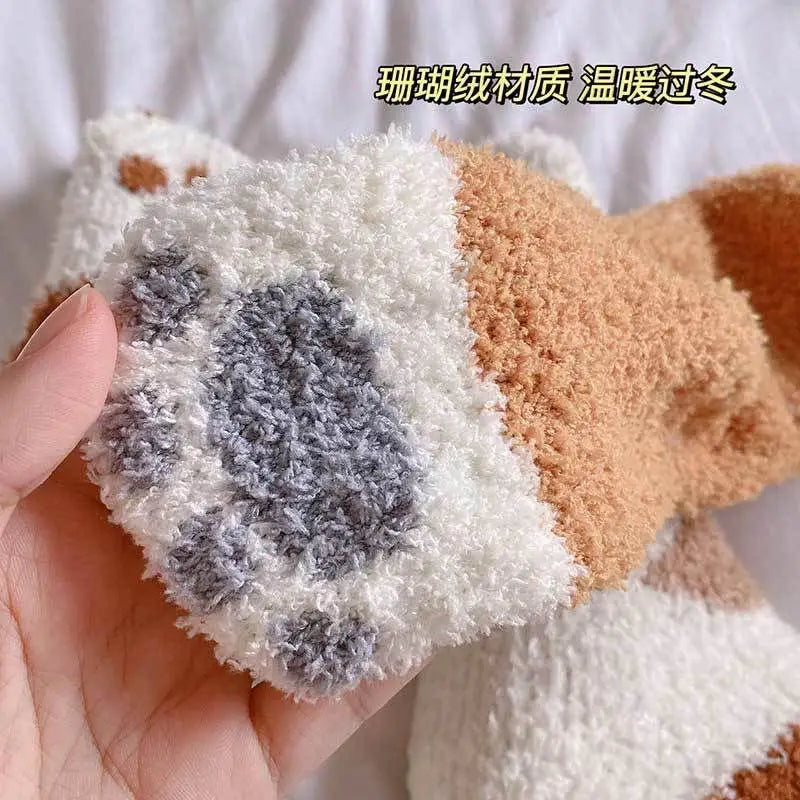 Womens Fuzzy Socks Winter Warm Soft Cozy Fluffy Microfiber House Sleeping Slipper Socks Women's Stockings Oasis Select