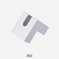 Japanese creative ins air-pumped paper box net red high appearance level L-shaped tissue box living room simple Kleenex box Oasis Select White
