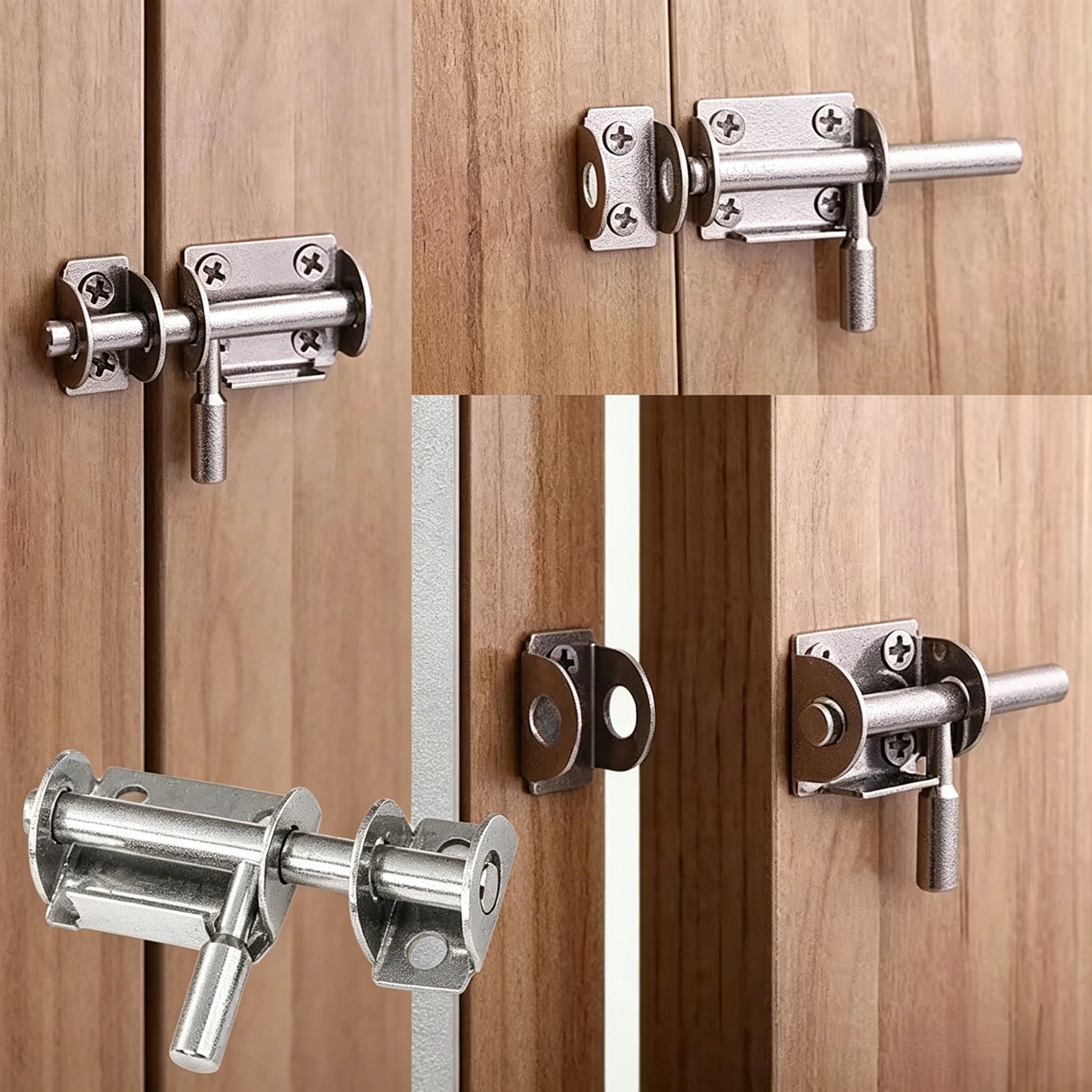 1 PCS Door Latch Solid Sliding Bolts Latch Hasp Home Hardware Gate Safety Toilet Door Lock Oasis Select