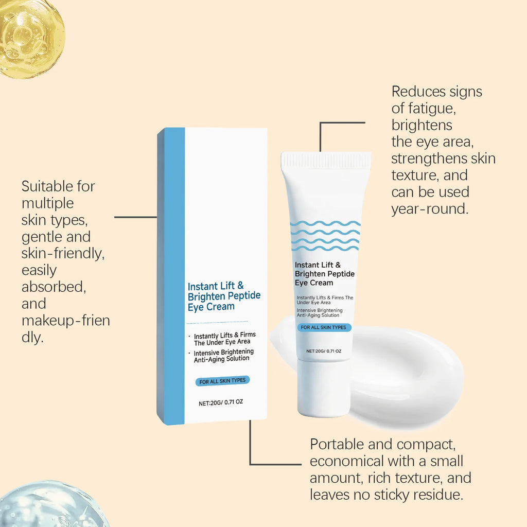 Peptide Eye Cream – Hydrating, Firming & Brightening | 20g Peptide Eye Cream Oasis Select