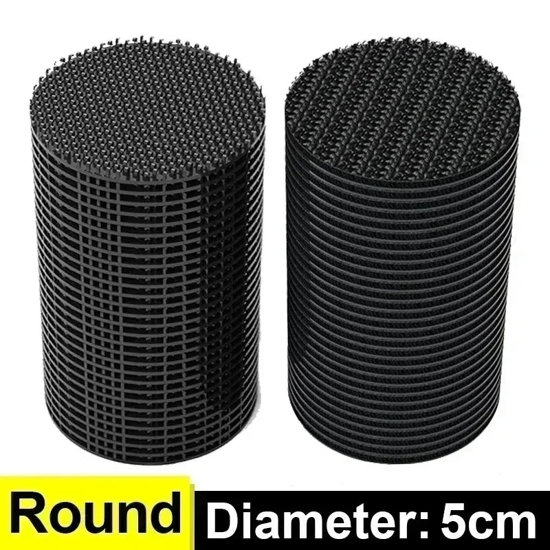 Carpet Fixing Stickers 100/2pcs Double High Adhesive Car Fixed Patches Non-slip Mat Home Floor Foot Mats Non-slip Grip Tapes New Oasis Select 10pcs-Round