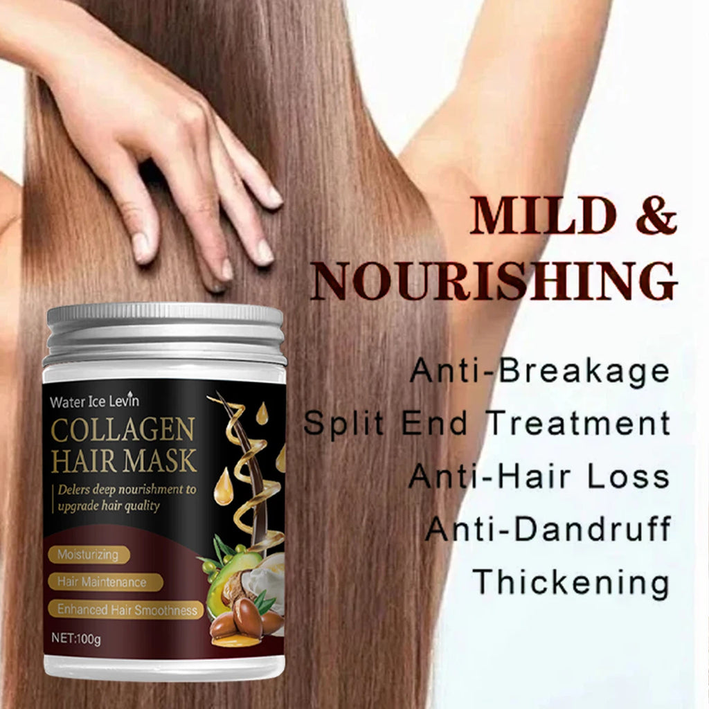 Collagen Hair Mask with Argan & Coconut Oil | Deep Nourishment Deep Conditioning Mask Oasis Select