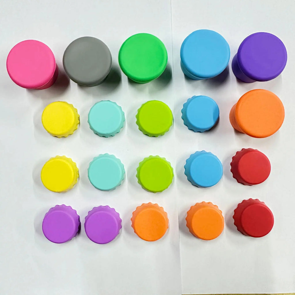 Food - Grade Silicone Wine Bottle Stopper: Universal Round Seal for Wine, Beer & Glass Bottles, Soft & Leak - Proof Oasis Select
