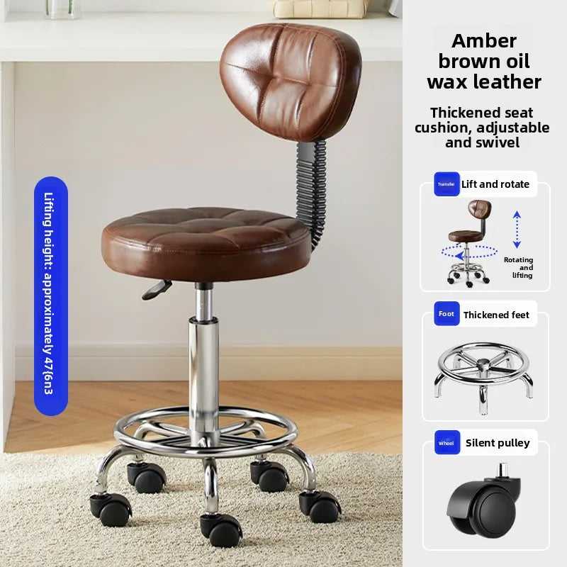Makeup Stool Writing Study Chair Laboratory Pulley Office Chair Computer Chair Lifting Desk Chair Oasis Select 11